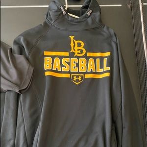 Long Beach State baseball Large hoodie